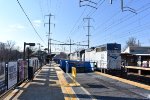 Amtrak work locomotives # 722 and 520 